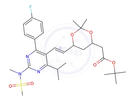 Chemical structure of Rosuvastatin EP Impurity F (Rosuvastatin USP Related Compound C)