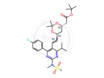 Chemical structure of Rosuvastatin isomer-2