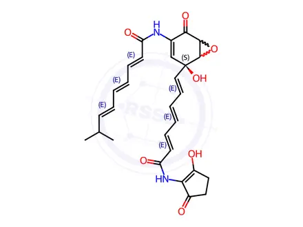 Chemical structure of Manumycin G