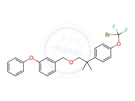 Chemical structure of Halfenprox