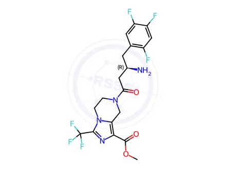 Chemical structure of Retagliptin