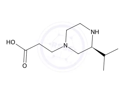 Chemical structure of (S)-3-(3-Isopropylpiperazin-1-yl)propanoic acid