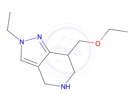 Chemical structure of 7-(Ethoxymethyl)-2-ethyl-4,5,6,7-tetrahydro-2H-pyrazolo[4,3-c]pyridine
