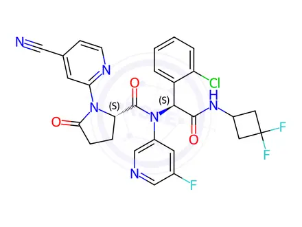 Chemical structure of Ivosidenib
