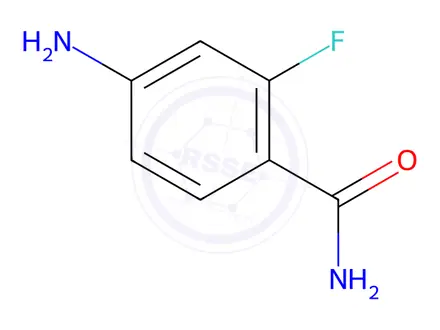 Chemical structure of 4-amino-2-fluorobenzamide