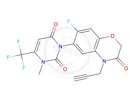 Chemical structure of Triflupyroxazin