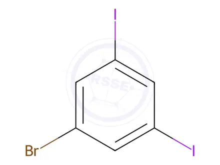 Chemical structure of 1-Bromo-3,5-diiodobenzene