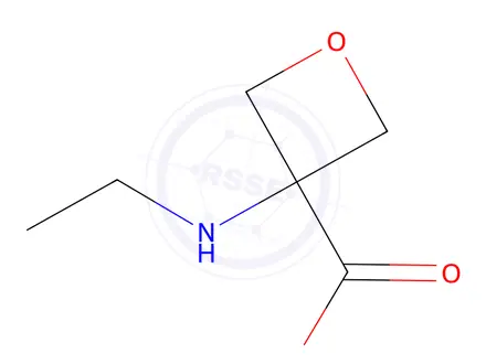 Chemical structure of 3-(ethylamino)oxetane-3-carboxylic acid