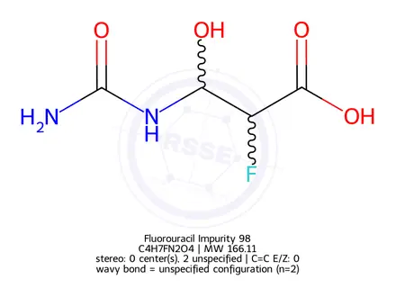 Chemical structure of Fluorouracil Impurity 98