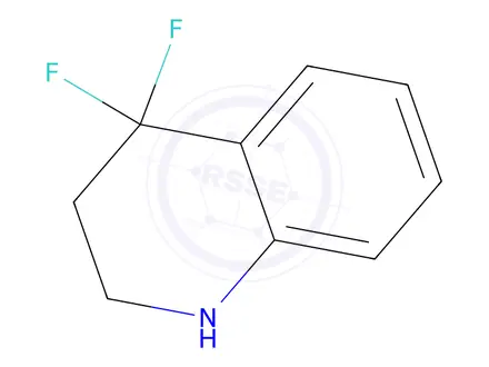 Chemical structure of 4,4-Difluoro-1,2,3,4-tetrahydroquinoline