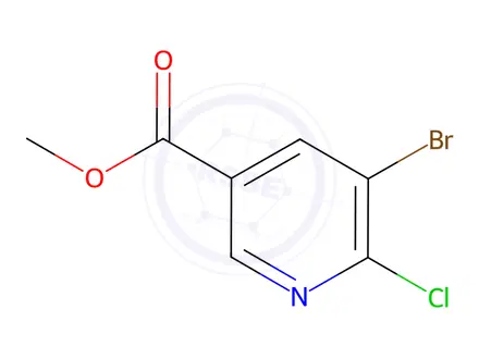 Chemical structure of Methyl 5-bromo-6-chloronicotinate
