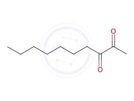 Chemical structure of 2,3-Decanedione