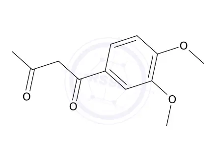 Chemical structure of 1-(3,4-Dimethoxyphenyl)butane-1,3-dione