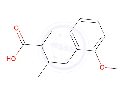 Chemical structure of 4-(2-Methoxyphenyl)-2,3-dimethylbutanoic acid