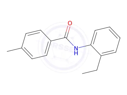 Chemical structure of N-(2-Ethylphenyl)-4-methylbenzamide