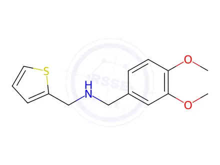 Chemical structure of n-(3,4-Dimethoxybenzyl)-1-(thiophen-2-yl)methanamine