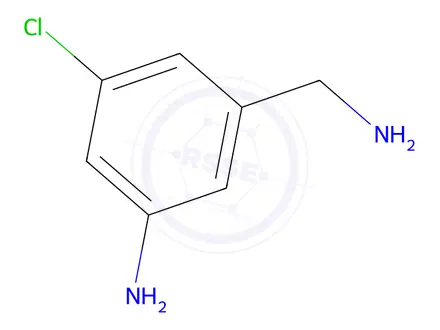Chemical structure of 3-(aminomethyl)-5-chloroaniline