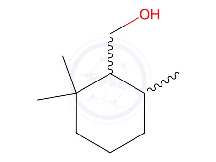 Chemical structure of 2,2,6-trimethylcyclohexanemethanol