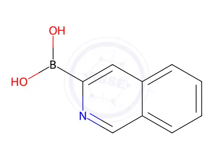 Chemical structure of Isoquinolin-3-ylboronic acid