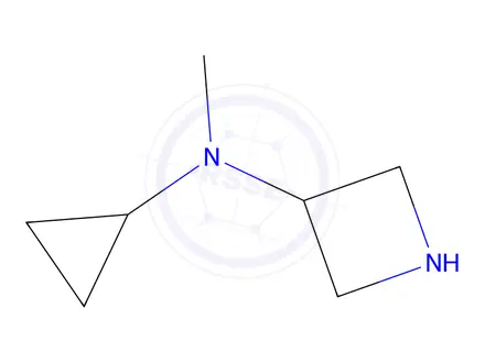 Chemical structure of n-cyclopropyl-n-methylazetidin-3-amine