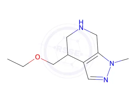 Chemical structure of 4-(Ethoxymethyl)-1-methyl-4,5,6,7-tetrahydro-1H-pyrazolo[3,4-c]pyridine