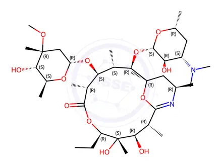 Chemical structure of Erythromycin Impurity 46