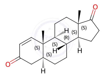 Chemical structure of 1-Androstenedione