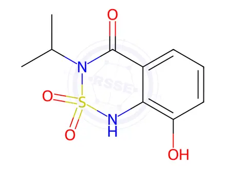 Chemical structure of Bentazone-8-hydroxy