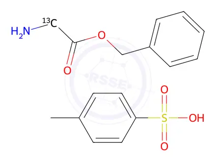 Chemical structure of H-gly-obzl p-tosylate
