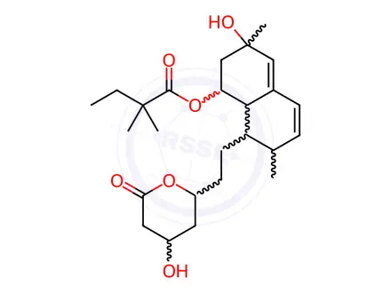 Chemical structure of 3-Hydroxy Simvastatin