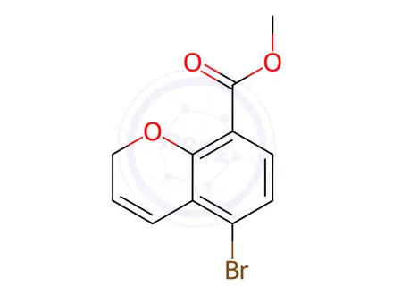 Chemical structure of methyl 5-bromo-2H-chromene-8-carboxylate