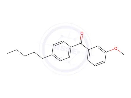 Chemical structure of (3-Methoxyphenyl)(4-pentylphenyl)methanone