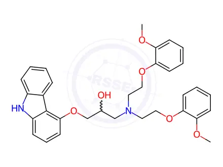 Chemical structure of Carvedilol Impurity 60