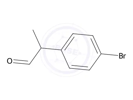 Chemical structure of 2-(4-bromophenyl)propanal
