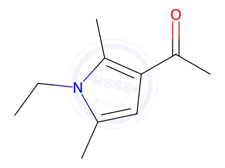 Chemical structure of 1-(1-Ethyl-2,5-dimethyl-1H-pyrrol-3-yl)ethanone