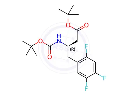 Chemical structure of Sitagliptin Phosphate Impurity 266