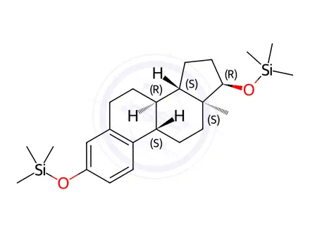 Chemical structure of 3,17α-Bis(trimethylsiloxy)-1,3,5(10)-estratriene