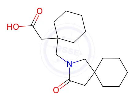 Chemical structure of Gabapentin EP Impurity D