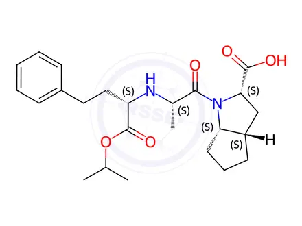 Chemical structure of Ramipril EP Impurity B