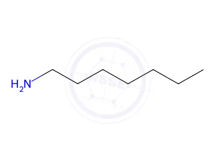 Chemical structure of Heptylamine
