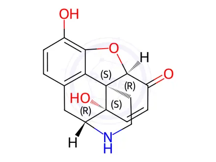 Chemical structure of 14-Hydroxynormorphinone