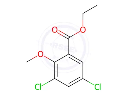 Chemical structure of Ethyl 3,5-dichloro-2-methoxybenzoate