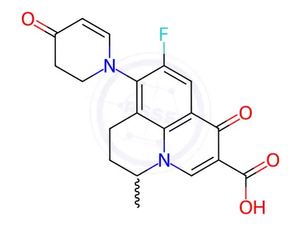 Chemical structure of Nadifloxacin Impurity 10
