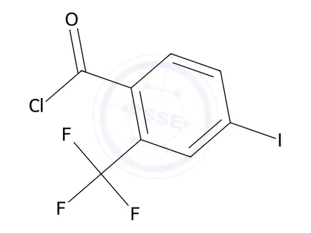 Chemical structure of 4-Iodo-2-trifluoromethylbenzoyl chloride