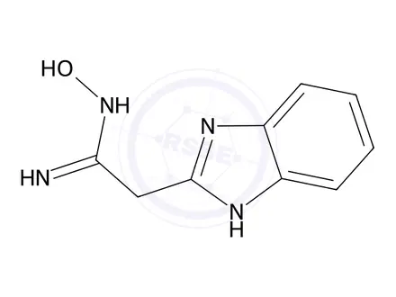 Chemical structure of 2-(1h-1,3-Benzodiazol-2-yl)-n'-hydroxyethanimidamide