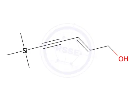 Chemical structure of (E)-5-(Trimethylsilyl)pent-2-en-4-yn-1-ol