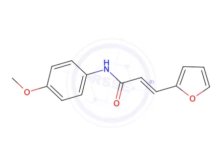 Chemical structure of (E)-3-(furan-2-yl)-N-(4-methoxyphenyl)acrylamide