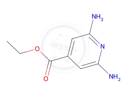Chemical structure of Ethyl 2,6-diaminoisonicotinate