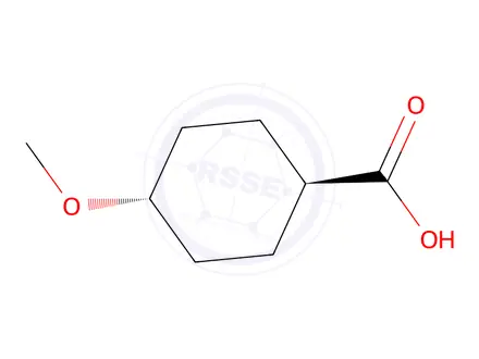 Chemical structure of trans-4-methoxycyclohexanecarboxylic acid