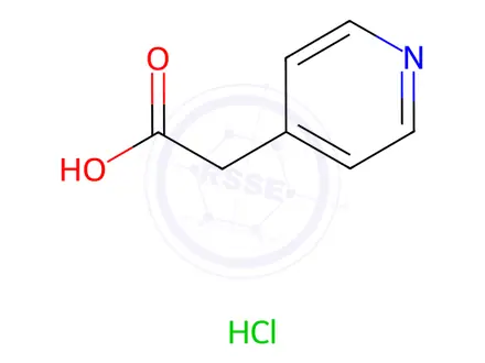 Chemical structure of 4-Pyridylacetic acid hydrochloride